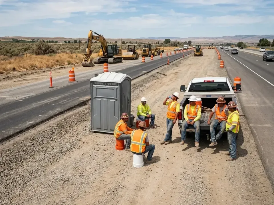highway-road-construction-crew-007 — frequently asked questions, Porta Potty and Restroom Rentals in Santa Cruz, CA